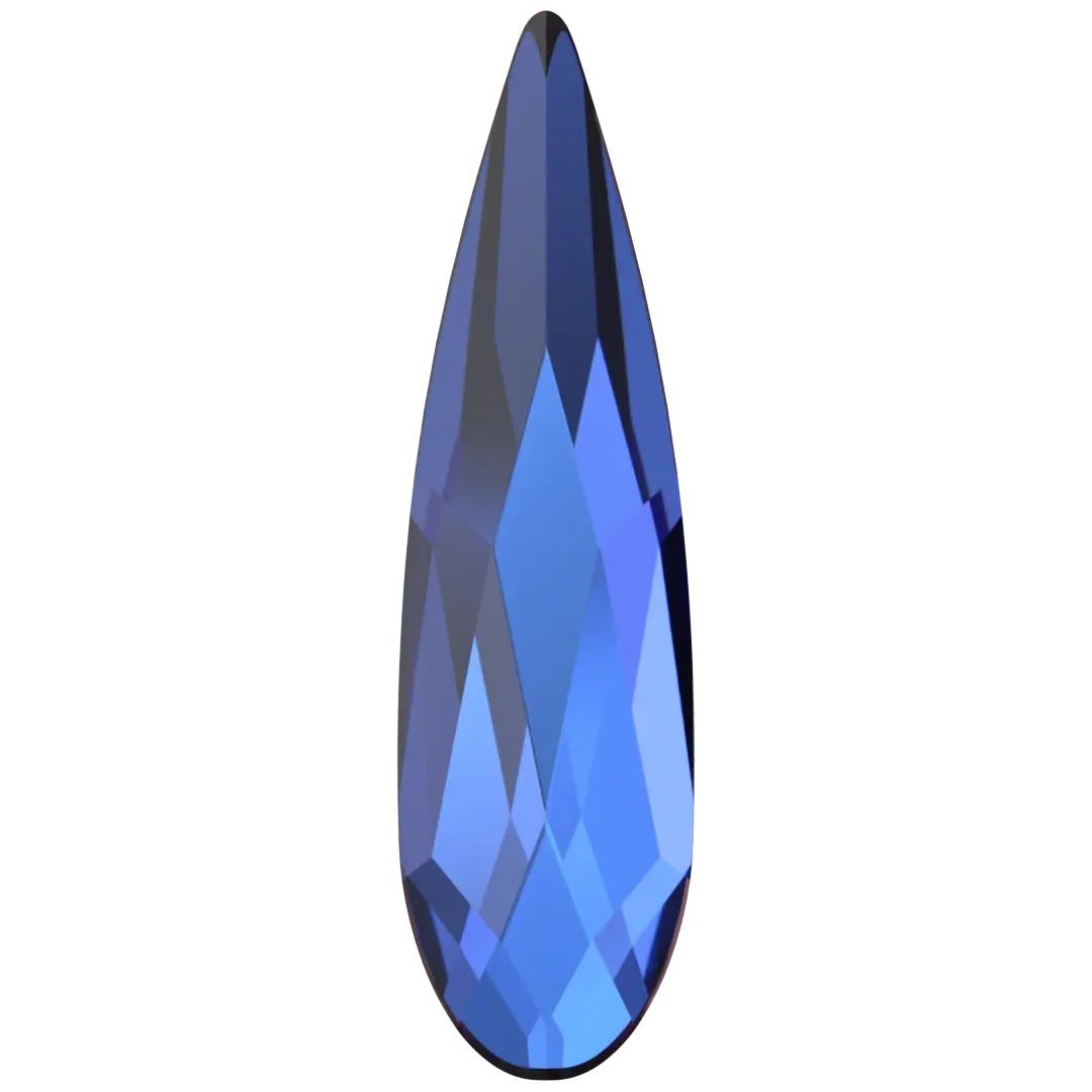 Serinity Flat Back Crystals Non Hotfix Raindrop (2304) Crystal Heliotrope - Bluestreak Crystals