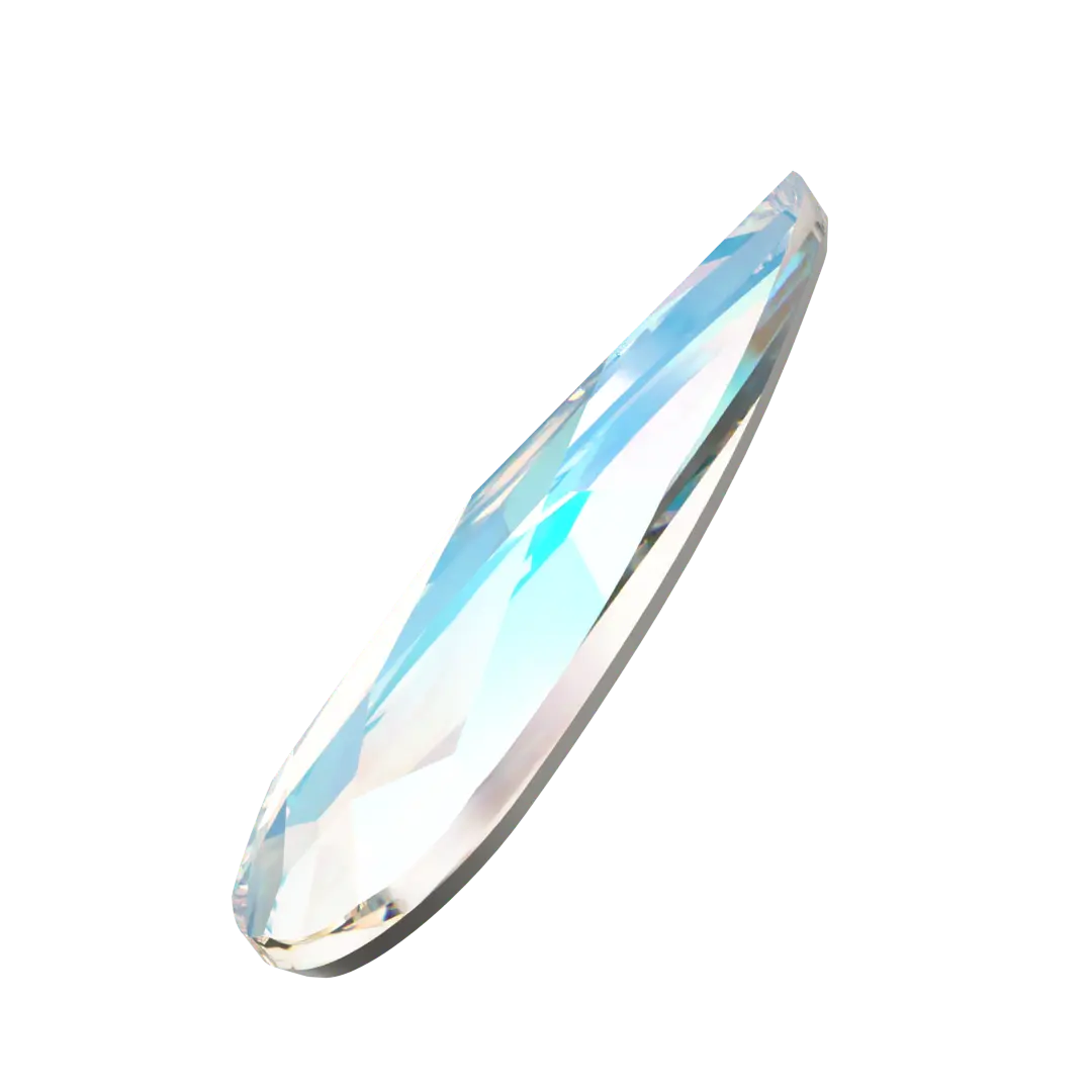 Serinity Flat Back Crystals Non Hotfix Raindrop (2304) Crystal Shimmer - Bluestreak Crystals