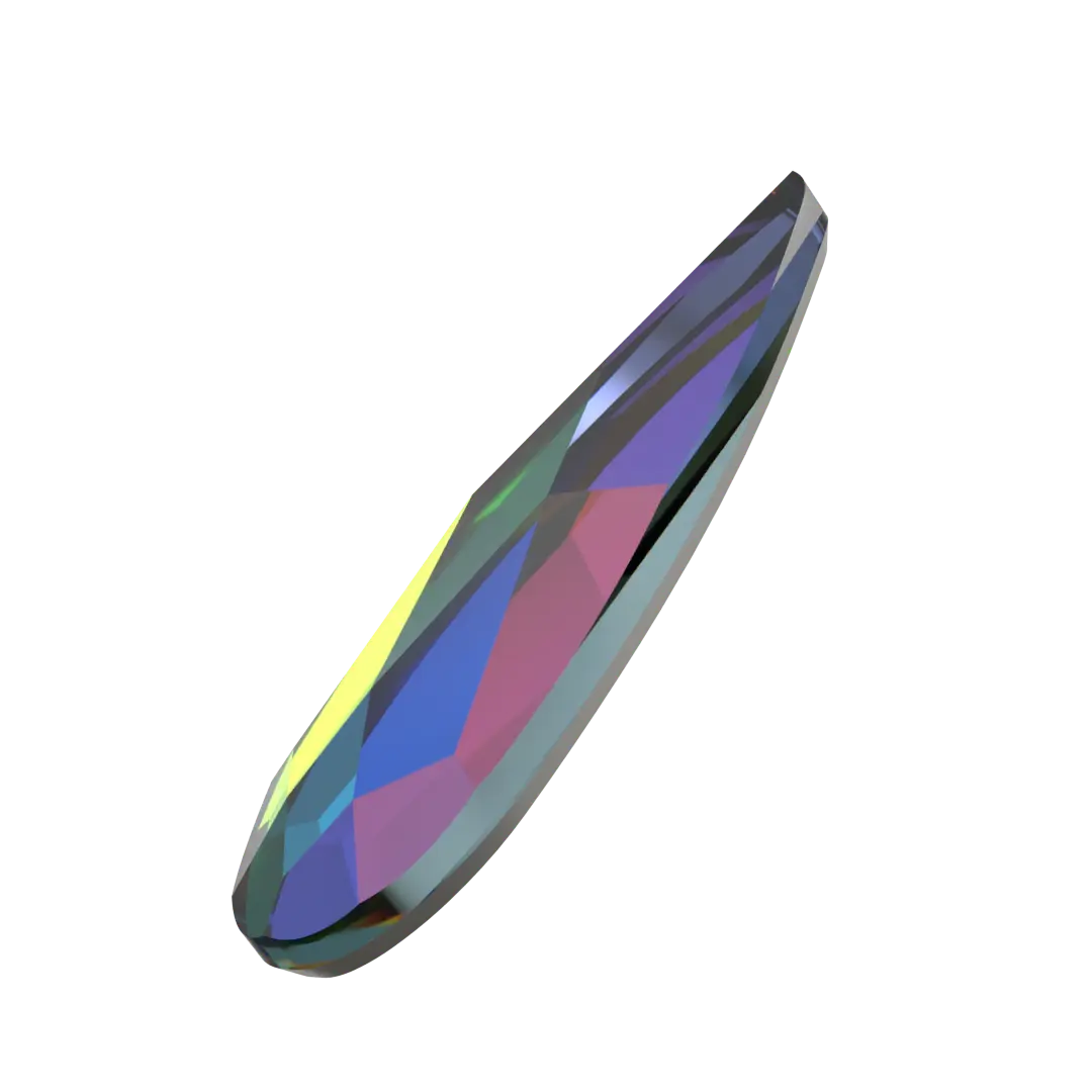 Serinity Flat Back Crystals Non Hotfix Raindrop (2304) Crystal Vitrail Medium - Bluestreak Crystals