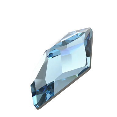 Serinity Flat Back Crystals Non Hotfix Rhombus (2709) Aquamarine - Bluestreak Crystals