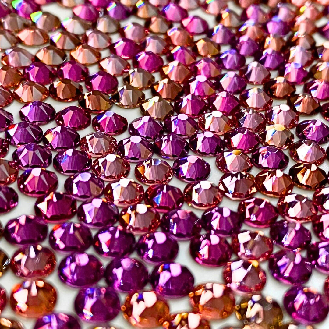 Serinity Flat Back Crystals Non Hotfix Rose Collection - Bluestreak Crystals