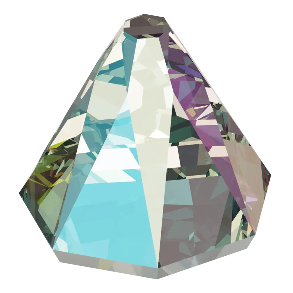 Serinity Flat Back Crystals Non Hotfix Round Spike (2019) Black Diamond Shimmer - Bluestreak Crystals