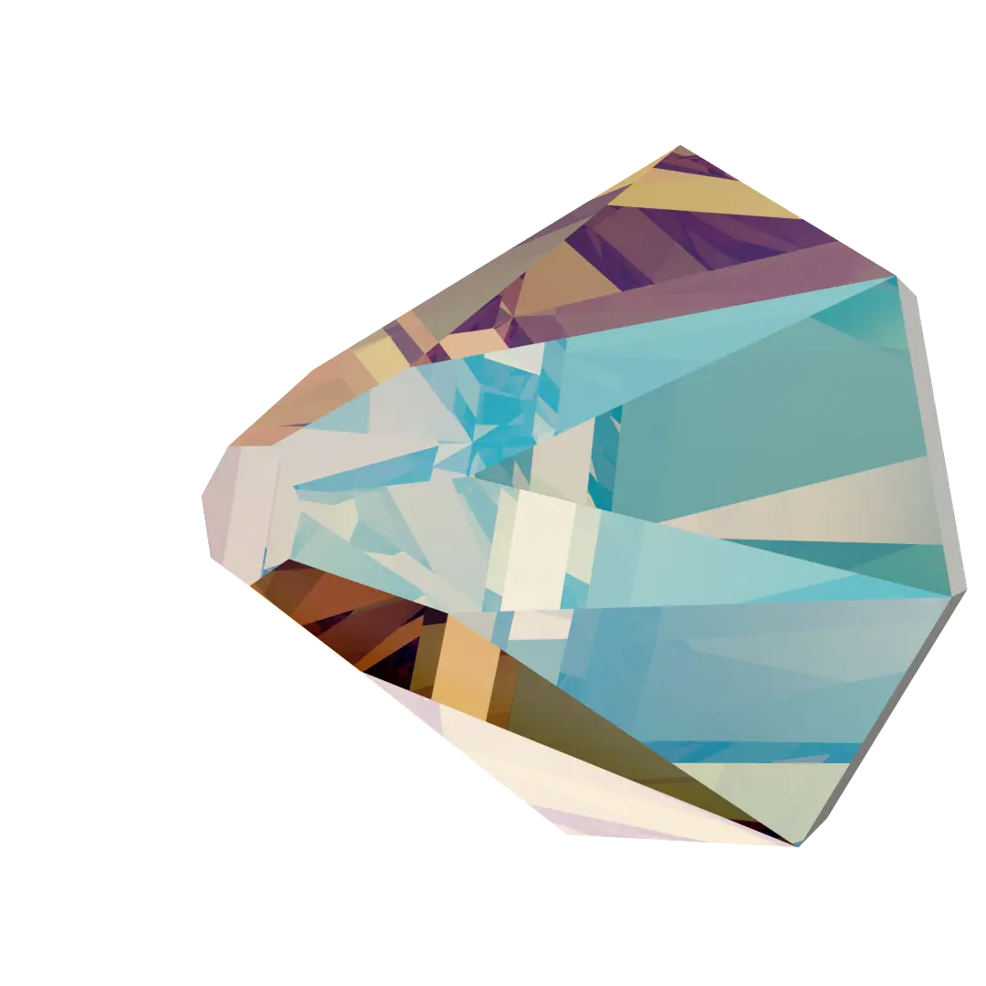 Serinity Flat Back Crystals Non Hotfix Round Spike (2019) Black Diamond Shimmer - Bluestreak Crystals