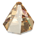 Serinity Flat Back Crystals Non Hotfix Round Spike (2019) Crystal Golden Shadow - Bluestreak Crystals