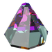 Serinity Flat Back Crystals Non Hotfix Round Spike (2019) Crystal Volcano - Bluestreak Crystals