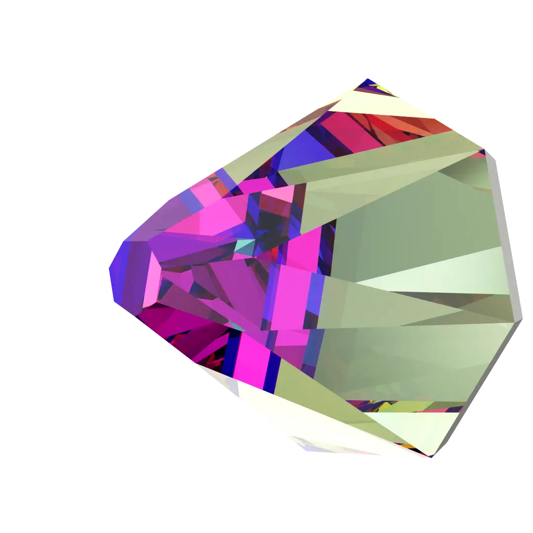 Serinity Flat Back Crystals Non Hotfix Round Spike (2019) Crystal Volcano - Bluestreak Crystals