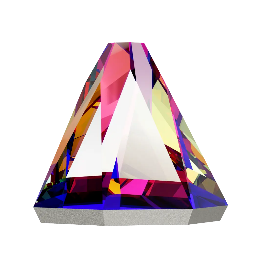 Serinity Flat Back Crystals Non Hotfix Round Spike (2019) Crystal Volcano - Bluestreak Crystals