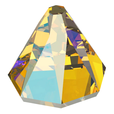 Serinity Flat Back Crystals Non Hotfix Round Spike (2019) Light Topaz Shimmer - Bluestreak Crystals