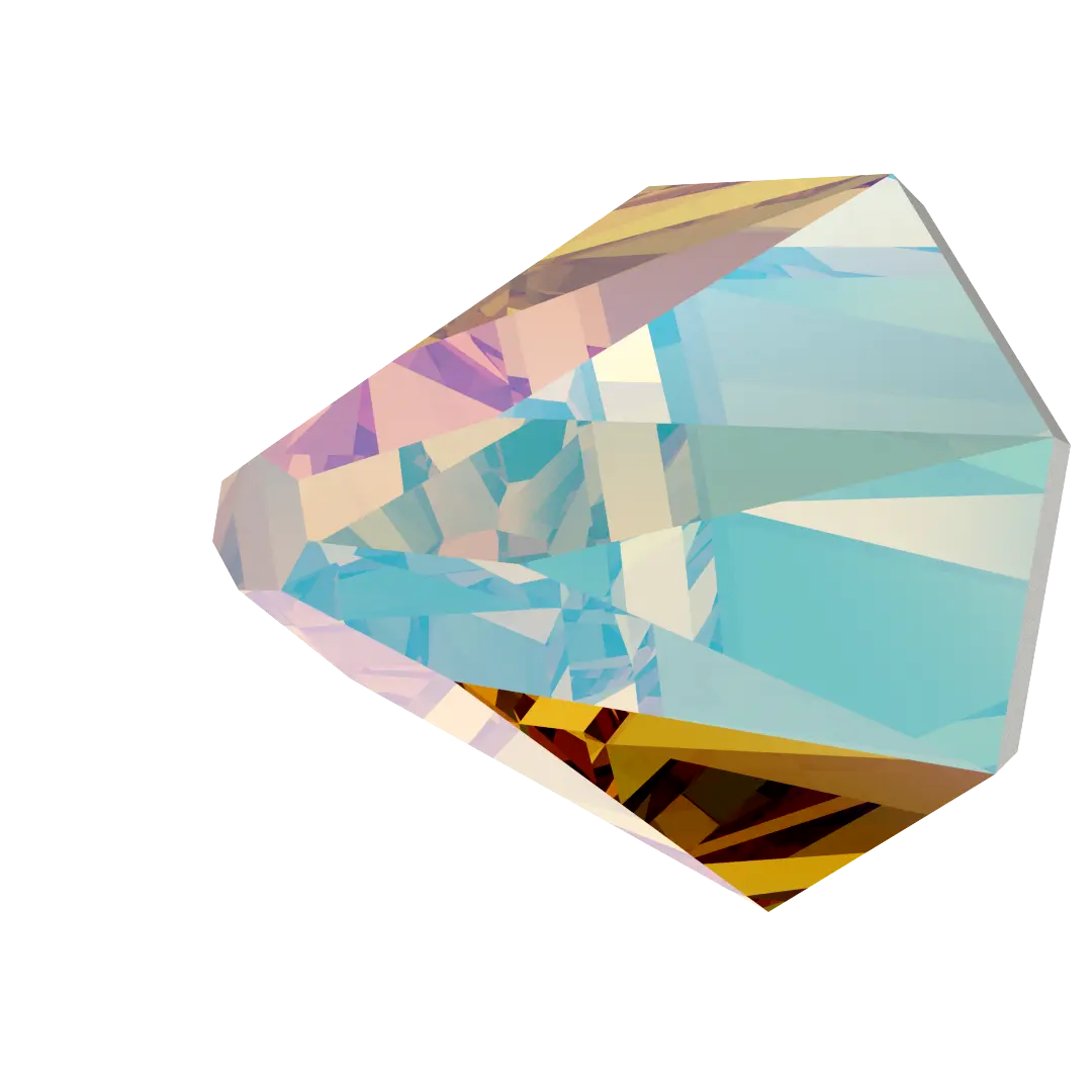 Serinity Flat Back Crystals Non Hotfix Round Spike (2019) Light Topaz Shimmer - Bluestreak Crystals