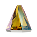 Serinity Flat Back Crystals Non Hotfix Round Spike (2019) Light Topaz Shimmer - Bluestreak Crystals