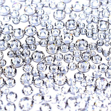 Serinity Flat Back Crystals Non Hotfix Size Mix CRYSTAL - Bluestreak Crystals
