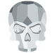 Serinity Flat Back Crystals Non Hotfix Skull (2856) Crystal Light Chrome - Bluestreak Crystals
