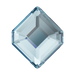 Serinity Flat Back Crystals Non Hotfix Small Hexagon (2777) Aquamarine - Bluestreak Crystals