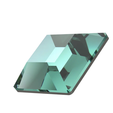 Serinity Flat Back Crystals Non Hotfix Square (2400) Caribbean Green - Bluestreak Crystals