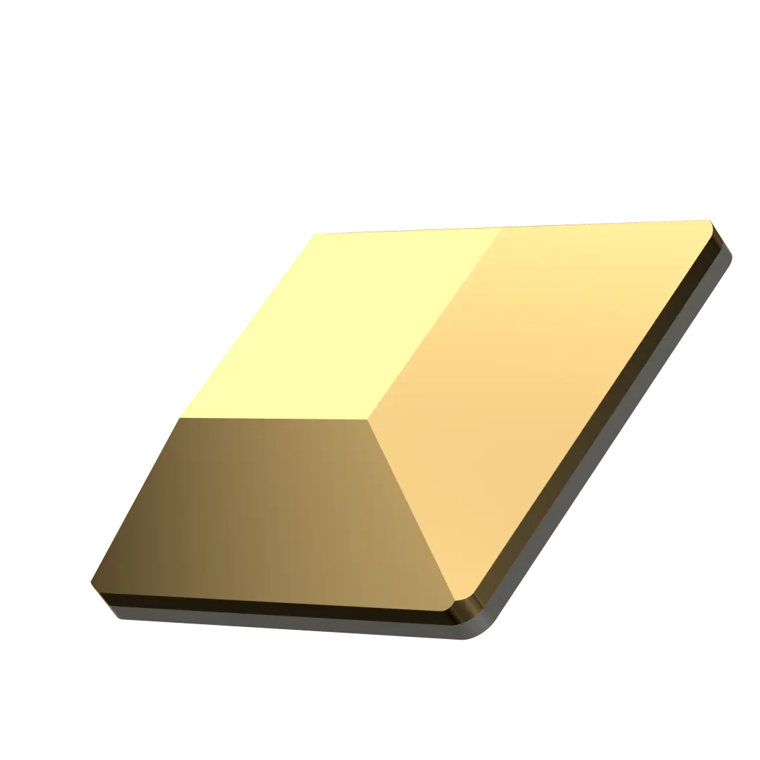 Serinity Flat Back Crystals Non Hotfix Square (2400) Crystal Aurum - Bluestreak Crystals