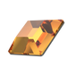 Serinity Flat Back Crystals Non Hotfix Square (2400) Dark Orange - Bluestreak Crystals