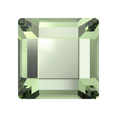 Serinity Flat Back Crystals Non Hotfix Square (2400) Dark Peridot - Bluestreak Crystals