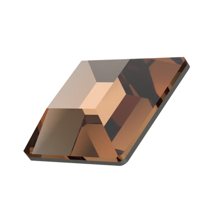 Serinity Flat Back Crystals Non Hotfix Square (2400) Smoked Topaz - Bluestreak Crystals