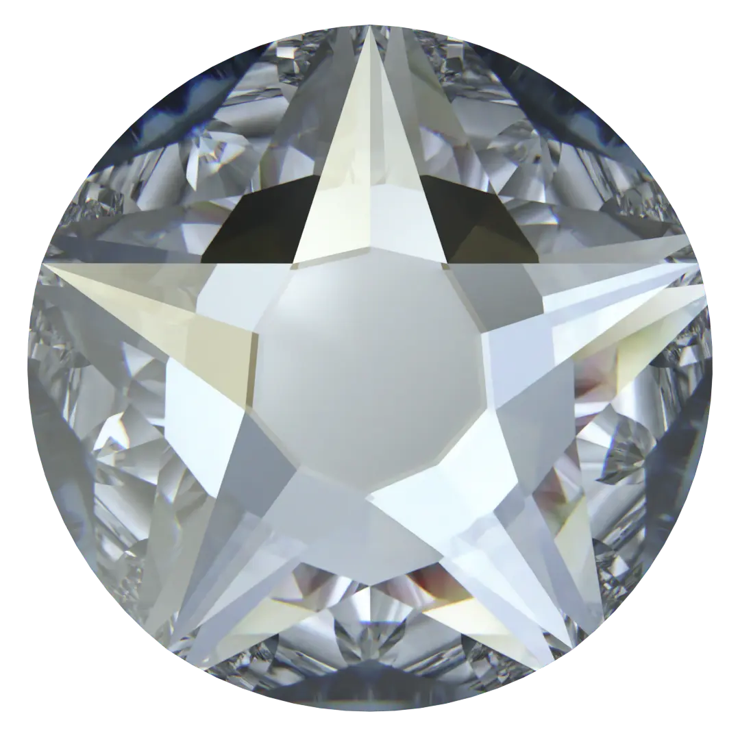 Serinity Flat Back Crystals Non Hotfix Star Rose (2100) Crystal Blue Shade - Bluestreak Crystals
