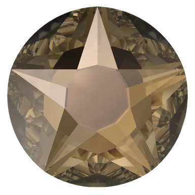 Serinity Flat Back Crystals Non Hotfix Star Rose (2100) Crystal Bronze - Bluestreak Crystals