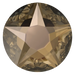 Serinity Flat Back Crystals Non Hotfix Star Rose (2100) Crystal Bronze - Bluestreak Crystals