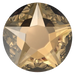 Serinity Flat Back Crystals Non Hotfix Star Rose (2100) Crystal Golden Shadow - Bluestreak Crystals