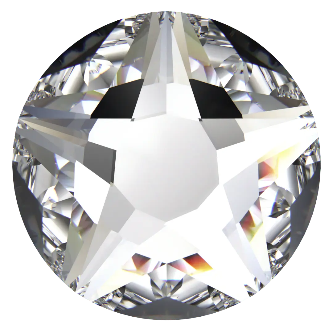 Serinity Flat Back Crystals Non Hotfix Star Rose (2100) Crystal - Bluestreak Crystals