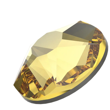 Serinity Flat Back Crystals Non Hotfix Star Rose (2100) Dark Jonquil - Bluestreak Crystals