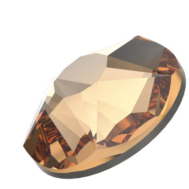 Serinity Flat Back Crystals Non Hotfix Star Rose (2100) Light Colorado Topaz - Bluestreak Crystals