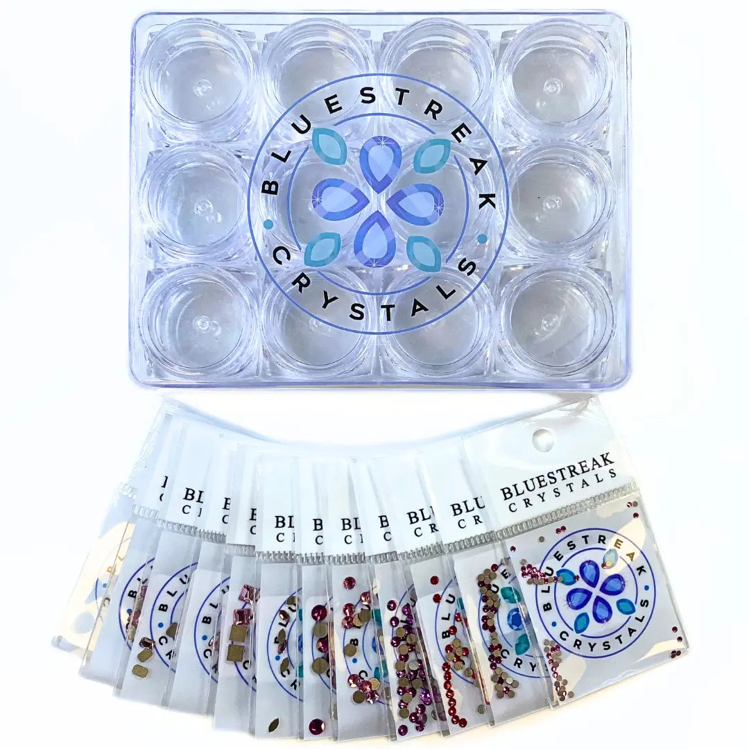 Serinity Flat Back Crystals Non Hotfix Supreme Mix Pinks - Bluestreak Crystals
