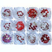 Serinity Flat Back Crystals Non Hotfix Supreme Mix Reds - Bluestreak Crystals