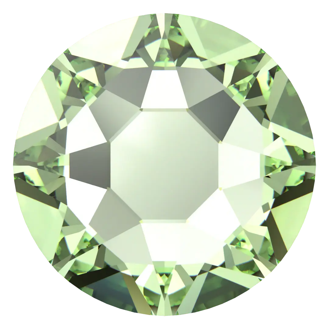 Serinity Hotfix Flat Back Crystals (2000, 2038 & 2078) Chrysolite - Bluestreak Crystals