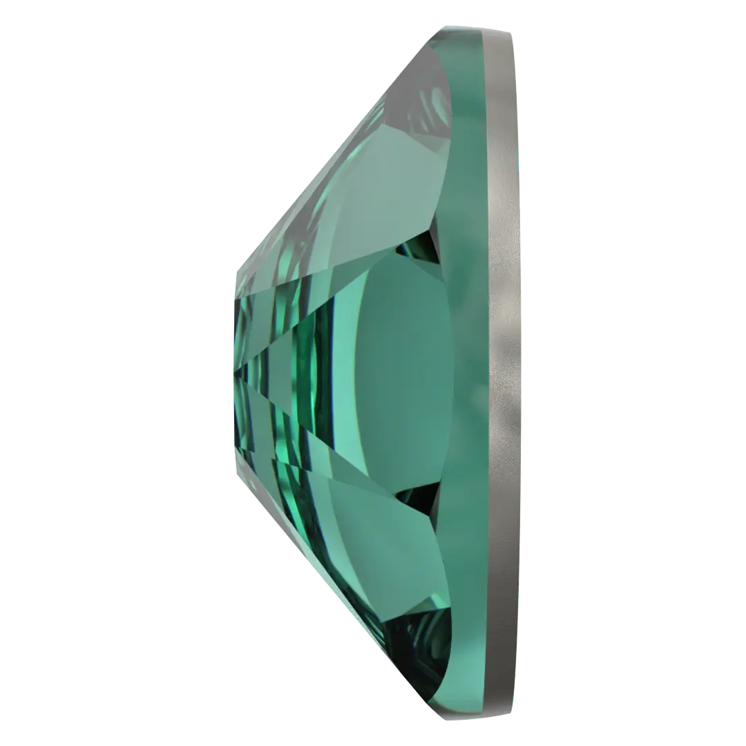 Serinity Hotfix Flat Back Crystals (2000, 2038 & 2078) Crystal Caribbean Green - Bluestreak Crystals