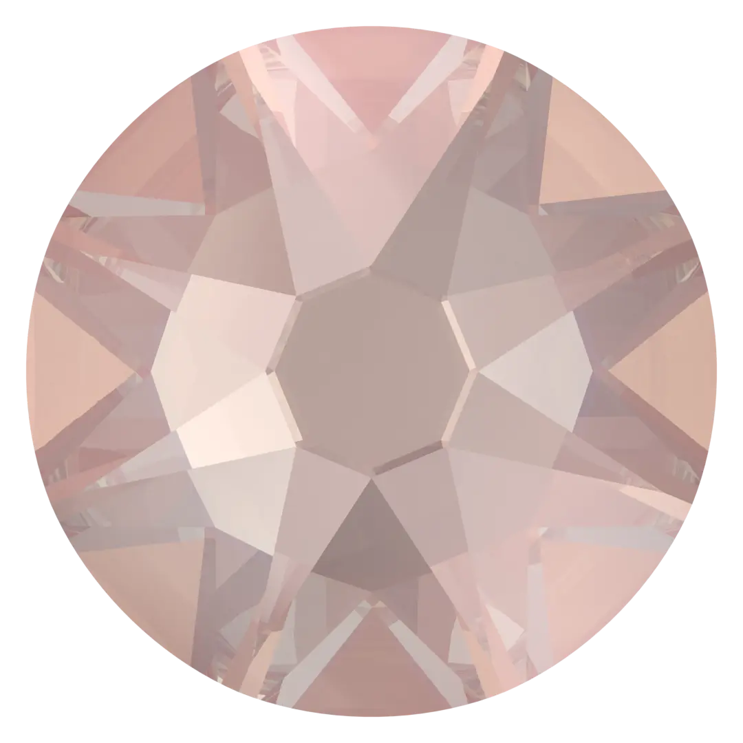 Serinity Hotfix Flat Back Crystals (2000, 2038 & 2078) Crystal Dusty Pink Delite - Bluestreak Crystals