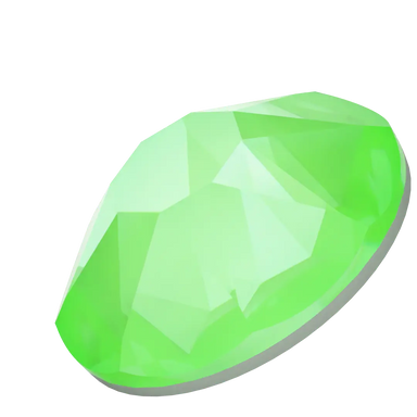 Serinity Hotfix Flat Back Crystals (2000, 2038 & 2078) Crystal Electric Green Ignite - Bluestreak Crystals