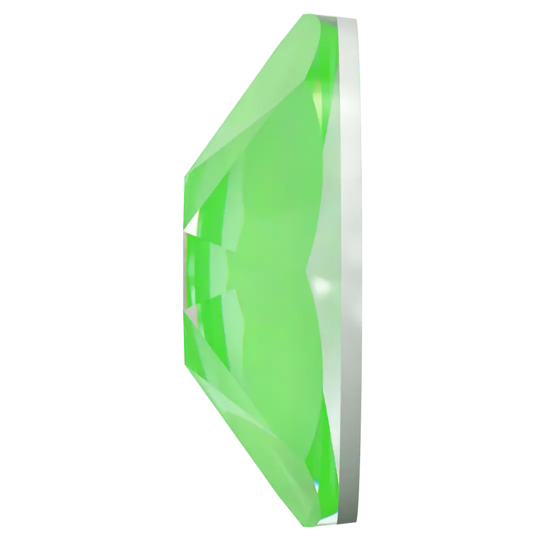 Serinity Hotfix Flat Back Crystals (2000, 2038 & 2078) Crystal Electric Green Ignite - Bluestreak Crystals