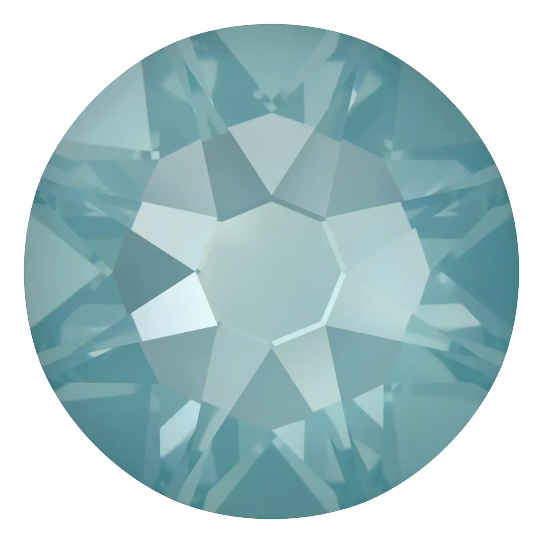 Serinity Hotfix Flat Back Crystals (2000, 2038 & 2078) Crystal Paradise Blue Lux - Bluestreak Crystals