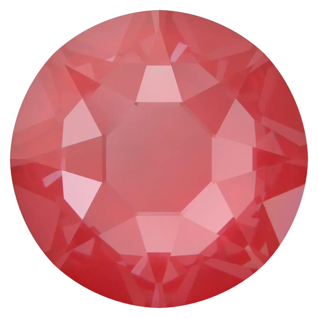 Serinity Hotfix Flat Back Crystals (2000, 2038 & 2078) Crystal Poppy Red Ignite - Bluestreak Crystals