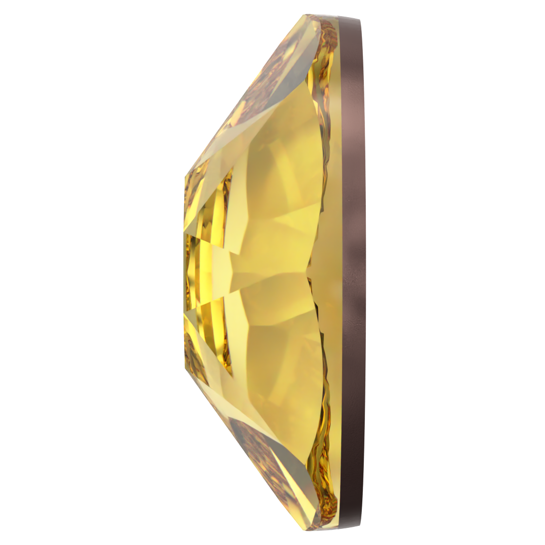 Serinity Hotfix Flat Back Crystals (2000, 2038 & 2078) Dark Jonquil - Bluestreak Crystals