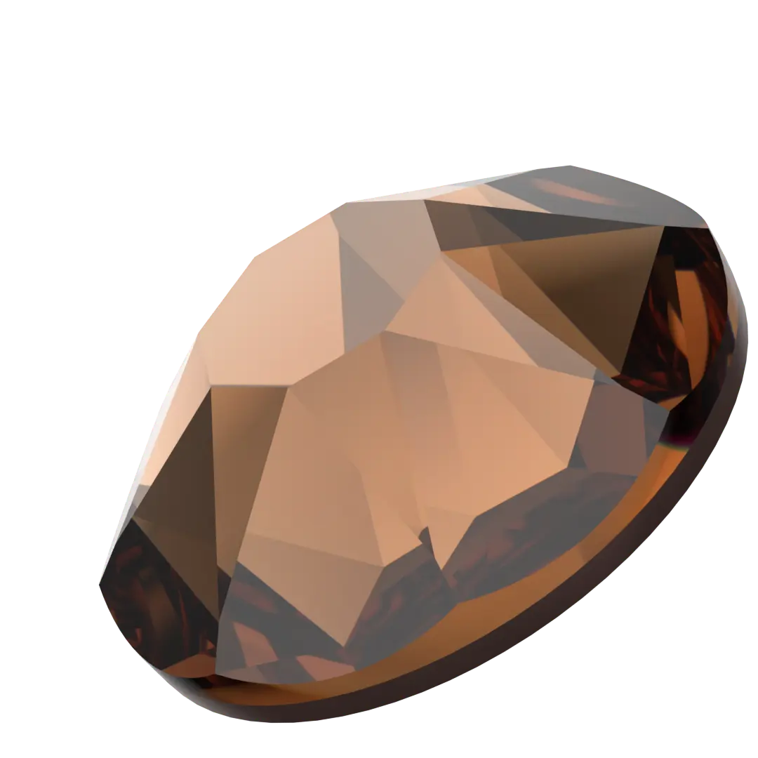 Serinity Hotfix Flat Back Crystals (2000, 2038 & 2078) Smoked Topaz - Bluestreak Crystals