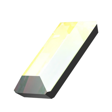 Serinity Hotfix Flat Back Crystals Baguette (2510) Crystal AB - Bluestreak Crystals