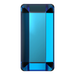Serinity Hotfix Flat Back Crystals Baguette (2510) Crystal Bermuda Blue - Bluestreak Crystals