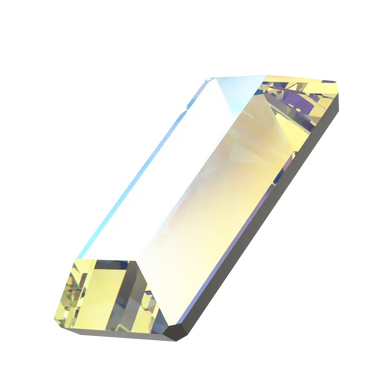Serinity Hotfix Flat Back Crystals Baguette (2510) Crystal Shimmer - Bluestreak Crystals