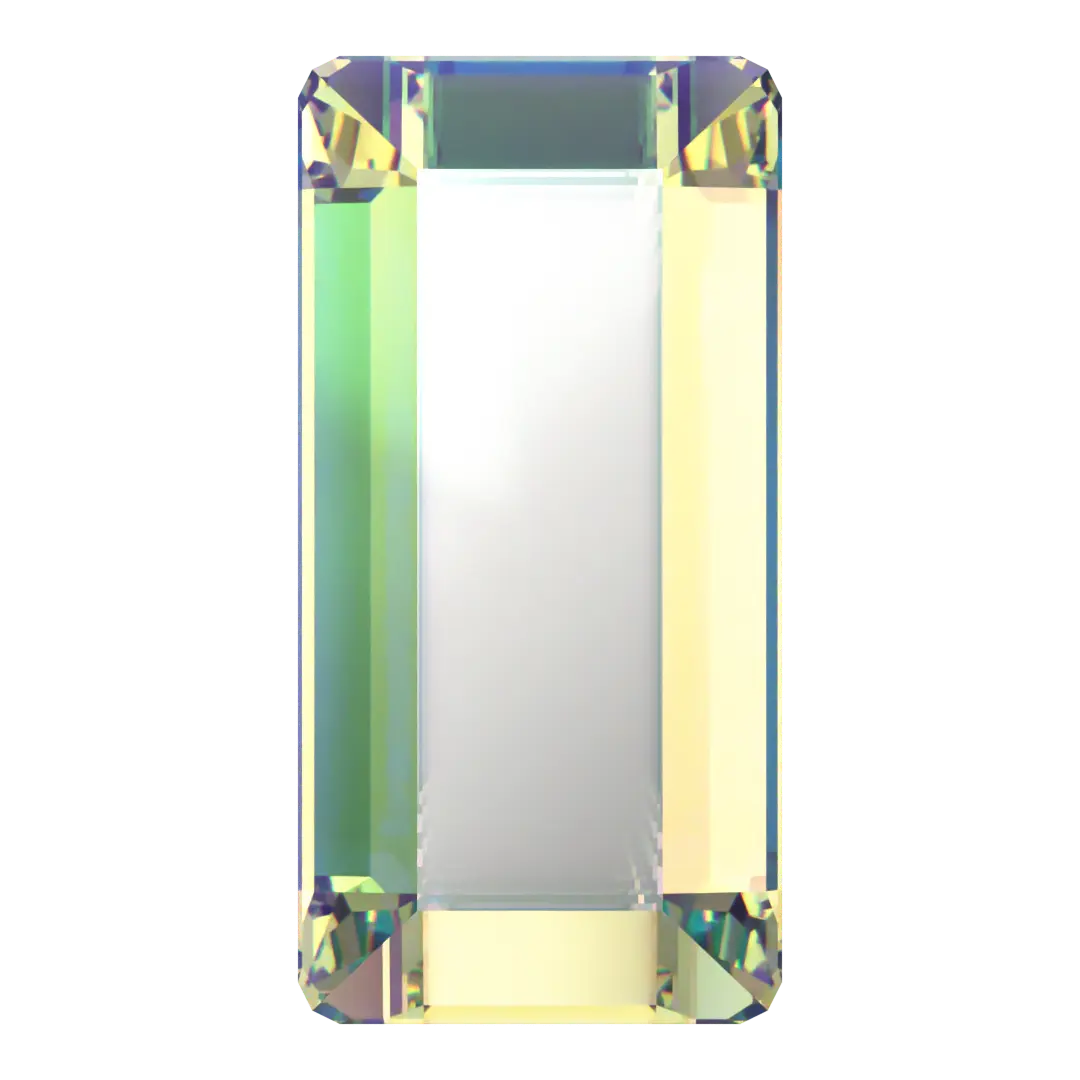 Serinity Hotfix Flat Back Crystals Baguette (2510) Crystal Shimmer - Bluestreak Crystals