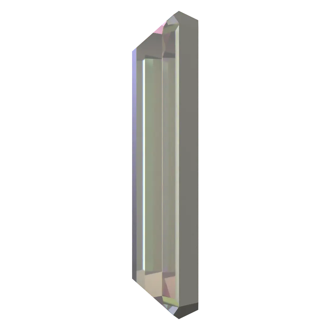 Serinity Hotfix Flat Back Crystals Baguette (2510) Crystal Vitrail Light - Bluestreak Crystals