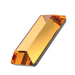 Serinity Hotfix Flat Back Crystals Baguette (2510) Dark Orange - Bluestreak Crystals