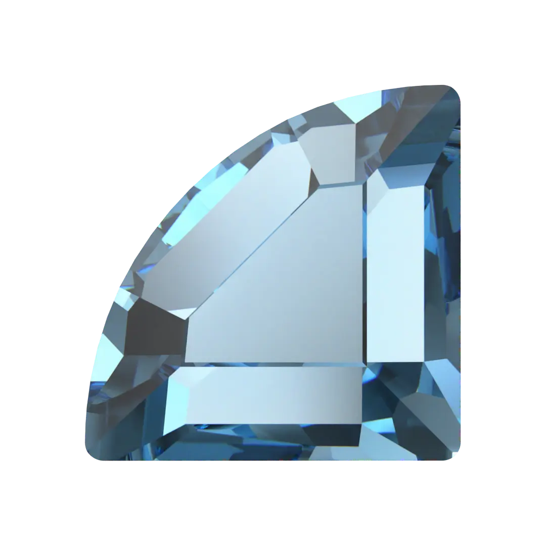 Serinity Hotfix Flat Back Crystals Connector (2715) Aquamarine - Bluestreak Crystals