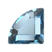 Serinity Hotfix Flat Back Crystals Connector (2715) Aquamarine - Bluestreak Crystals