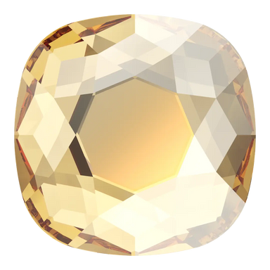 Serinity Hotfix Flat Back Crystals Cushion (2471) Crystal Golden Shadow - Bluestreak Crystals