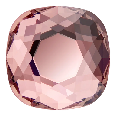 Serinity Hotfix Flat Back Crystals Cushion (2471) Vintage Rose - Bluestreak Crystals